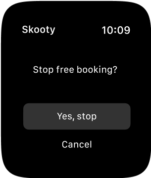 3.1.1 Corfirm Unlock scooter after booking