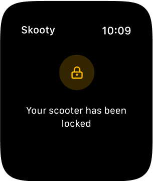 Locking scooter